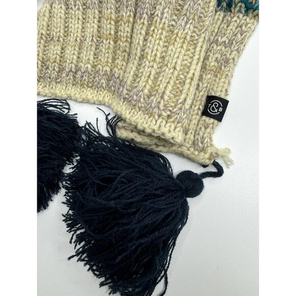 Treasure & Bond Women's Striped Long Tassel Scarf Multicolor One Size - Picture 13 of 16